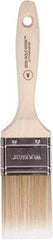 Wooster Brush - 2" Flat Polyester Varnish Brush - 2-11/16" Bristle Length, 4-9/16" Wood Beavertail Handle - All Tool & Supply