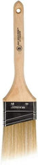 Wooster Brush - 2-1/2" Angled Polyester Angular Brush - 2-15/16" Bristle Length, 6-13/16" Wood Fluted Handle - All Tool & Supply