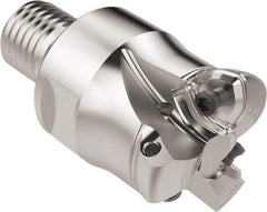 Seco - 25.6mm Cut Diam, 1.8mm Max Depth, M20 Modular Connection Indexable High-Feed End Mill - Screw Holding Method, 218.21-.. Insert, R217.21 Toolholder, Through Coolant - All Tool & Supply