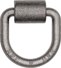 Buyers Products - Steel D-Ring with Integral Bracket - 4-1/2" Long, Gray, For Use with Cargo Control - All Tool & Supply