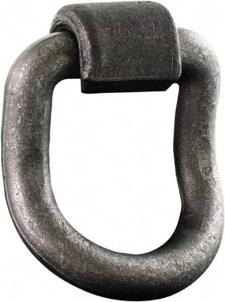 Buyers Products - Steel D-Ring 55° with Integral Bracket - 5" Long, Gray, For Use with Cargo Control - All Tool & Supply