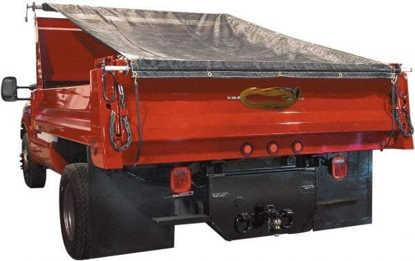 Buyers Products - Aluminum Manual Dump Tarp - 6.4" Long, Silver, For Use with Dumps up to 102" Wide - All Tool & Supply