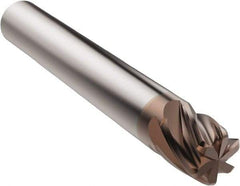 Seco - 10mm, 4 Flute, Single End, Solid Carbide, 0.4mm Corner Radius End Mill - 57mm OAL, 44° Helix, Right Hand Flute, 12.5mm LOC, Right Hand Cut - All Tool & Supply