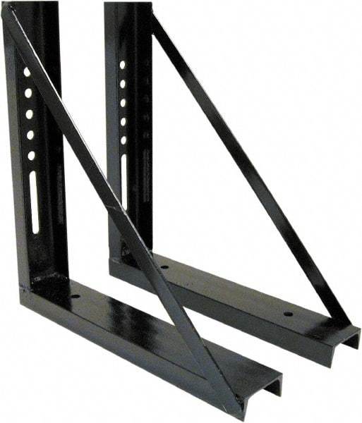 Buyers Products - Steel Truck Box Mounting Brackets - 18" Long, Black, For Use with Truck Boxes - All Tool & Supply