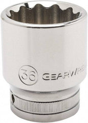 GearWrench - 3/4" Drive, Standard Hand Socket - 12 Points, 2.2" OAL, Alloy Steel, Chrome Finish - All Tool & Supply