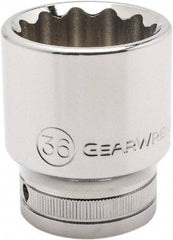 GearWrench - 3/4" Drive, Standard Hand Socket - 12 Points, 1.97" OAL, Alloy Steel, Chrome Finish - All Tool & Supply