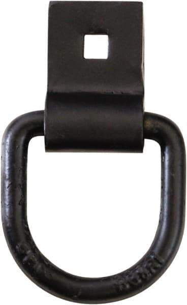 Buyers Products - Steel D-Ring with Integral Bracket - 3-1/2" Long, Black, For Use with Cargo Control - All Tool & Supply