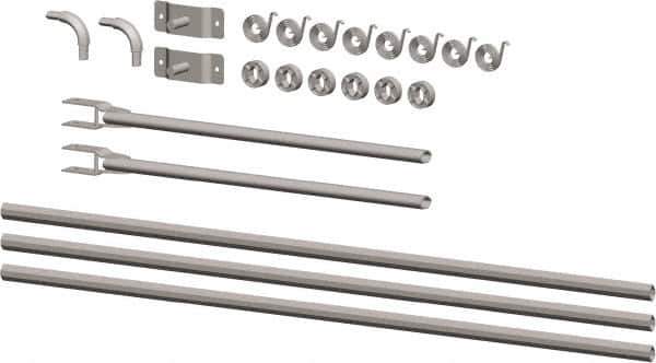 Buyers Products - Aluminum Universal Tarp Arm Kit - 194" Long, Silver, For Use with 14 to 23' Dump Bodies - All Tool & Supply