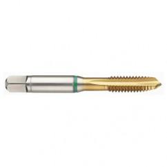 M2 x 0.40 Dia. - 6H - 3 FL - Cobalt Bottoming Green Ring Tap FORM-E-TiN - All Tool & Supply