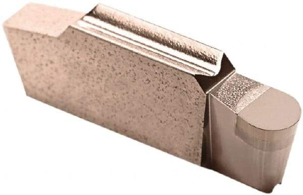 Seco - 1603LCGN Grade CBN170C, 3mm Cutting Width PCBN Grooving Insert - 2.5mm Max Depth of Cut, Neutral Hand, 1.5mm Corner Radius, TiSiN Finish - All Tool & Supply