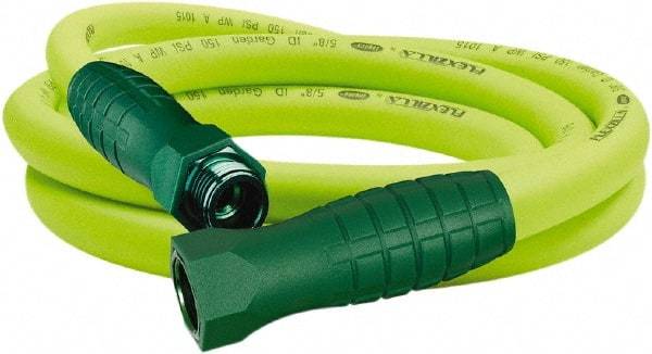 Legacy - 10' Long Garden Lead-In Hose - 5/8" Diam, 3/4" GHT, Hybrid Polymer, 150 psi, All Season, Green - All Tool & Supply