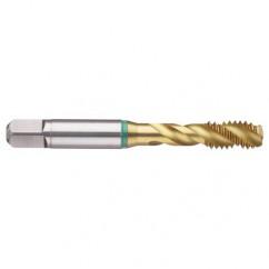 6-40 Dia. - 2B - 3 FL - Cobalt Bottoming Green Ring Tap FORM-E-TiN - All Tool & Supply