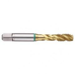 6-40 Dia. - 2B - 3 FL - Cobalt Bottoming Green Ring Tap FORM-E-TiN - All Tool & Supply