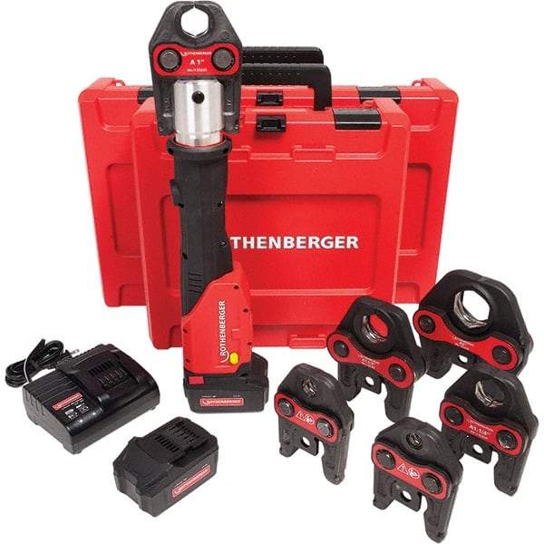 Rothenberger - Benders, Crimpers & Pressers Type: Cordless Press Tool Maximum Pipe Capacity (Inch): 2 - All Tool & Supply