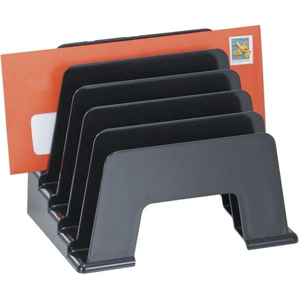 UNIVERSAL - Black Inclined File Sorter - Plastic - All Tool & Supply