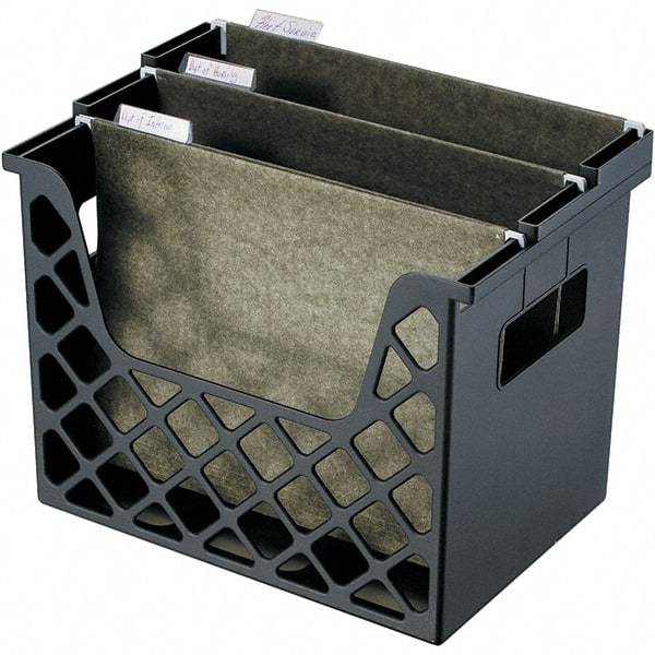 UNIVERSAL - Black File Boxes-Portable - Plastic - All Tool & Supply