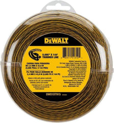 DeWALT - 0.095" Diam, 144' Long String Trimmer Replacment Line - For DCST920B, DCST920P1, DCST970X1, DCST990B, DCST990H1, DCST990M1 - All Tool & Supply