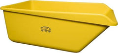 Remco - 149 Gal Yellow Rectangular Polyethylene Tub - 21-3/4" High x 32" Diam - All Tool & Supply