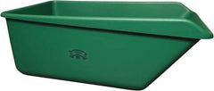 Remco - 149 Gal Green Rectangular Polyethylene Tub - 21-3/4" High x 32" Diam - All Tool & Supply