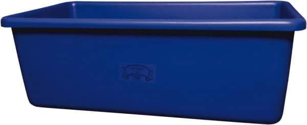 Remco - 70 Gal Blue Rectangular Polyethylene Tub - 17" High x 26-1/2" Diam - All Tool & Supply