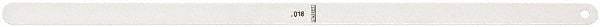 Starrett - Feeler Gages   Thickness (Decimal Inch): 0.0180    Leaf Length (Inch): 12 - All Tool & Supply