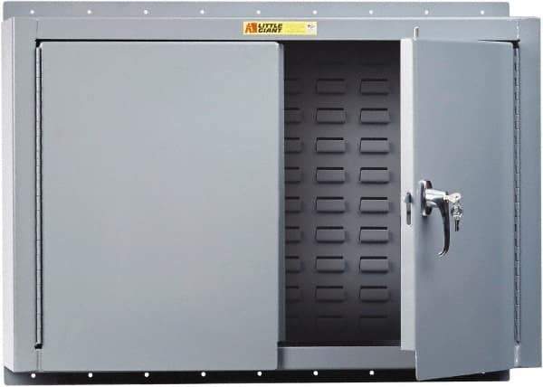 Little Giant - Wall Storage Cabinet - Steel, 36" Wide x 10" Deep x 24" High, Gray - All Tool & Supply