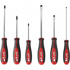 Milwaukee Tool - Screwdriver Sets Screwdriver Types Included: Phillips; Slotted Number of Pieces: 6 - All Tool & Supply