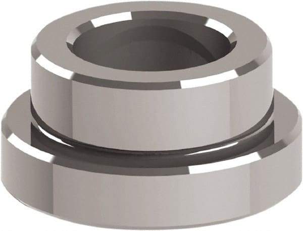 Jergens - Ball Lock System Compatible, Reverse Mount Modular Fixturing Receiver Bushing - 35mm ID x 1.8764" OD, 1.8764" Overall Height - All Tool & Supply