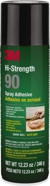 3M - 12.23 oz Aerosol Clear Spray Adhesive - High Tack, 250°F Heat Resistance - All Tool & Supply