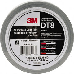 3M - 54.8m x 2" x 11 mil Black Polyethylene Film Duct Tape - All Tool & Supply