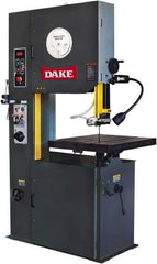 Dake - 26" Throat Capacity, Variable Speed Pulley Vertical Bandsaw - 50 to 415 & 550 to 5,000 SFPM, 3 hp, Three Phase - All Tool & Supply