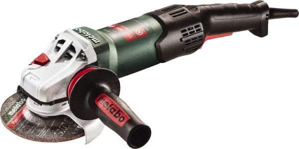 Metabo - 5" Wheel Diam, 10,000 RPM, Corded Angle & Disc Grinder - 5/8-11 Spindle, 120 Volts, 14.6 Amps - All Tool & Supply