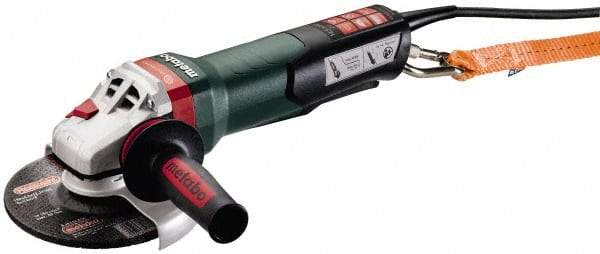 Metabo - 6" Wheel Diam, 9,600 RPM, Corded Angle & Disc Grinder - 5/8-11 Spindle, 120 Volts, 14.5 Amps - All Tool & Supply