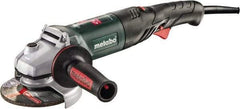 Metabo - 5" Wheel Diam, 11,000 RPM, Corded Angle & Disc Grinder - 5/8-11 Spindle, 120 Volts, 13.2 Amps - All Tool & Supply