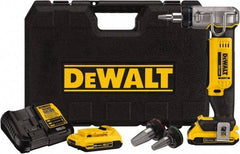 DeWALT - 3/8 to 1" Pipe Capacity, PEX Expander Tool - 9 Pieces, Cuts Pex, Includes DCE400 PEX Expander, (2) DCB203 Batteries, Charger, (3) Expander Heads (1/2", 3/4", 1"), PEX Expander Grease & Kit Box - All Tool & Supply