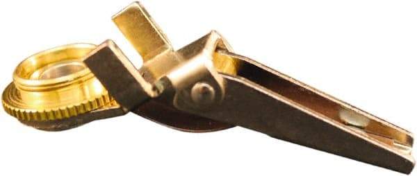 Milton - 150 Max psi Closed Check Brass Air Chuck - Clip On Chuck, Lock-On - All Tool & Supply