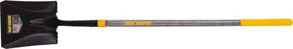 True Temper - 10-3/8" High x 9-3/4" Wide Square Steel Shovel - 45" Long Wood Straight Handle, Turned - All Tool & Supply