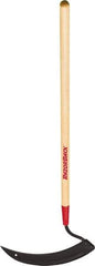 Razor-Back - Handheld Grass Hook - 36" Hardwood Handle, 13" High x 12" Wide Steel Blade, 38" OAL - All Tool & Supply