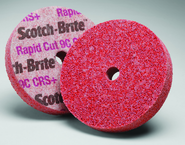 8 x 1 x 1" - 7CCRS+ Grit - Scotch-Brite™ Rapid Cut Unitized Wheel - All Tool & Supply