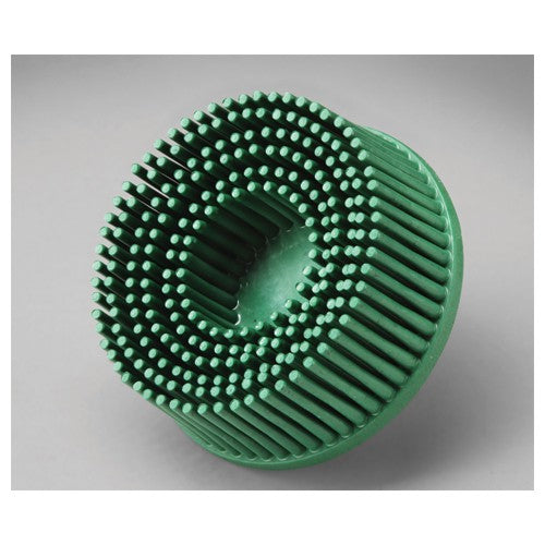 Scotch-Brite Roloc Bristle Disc RD-ZB 50 TR Green 1″ × 5/8″ - All Tool & Supply