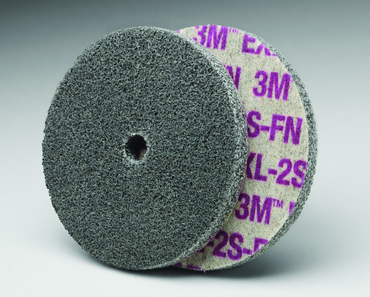 6 x 1/2 x 1/2" - 2AMED Grade - Scotch-Brite™ EXL Unitized Deburring Wheel - All Tool & Supply