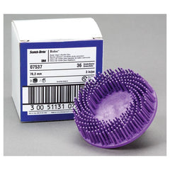 Scotch-Brite Roloc Body Man's Bristle Disc 07536 RD-ZB 36 2″ - All Tool & Supply