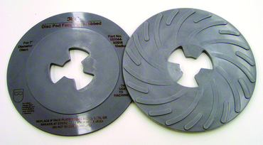 7" - Disc Pad Face Plate - Ribbed - Medium - All Tool & Supply