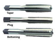 3 Piece M7x1.00 D5 4-Flute HSS Hand Tap Set (Taper, Plug, Bottoming) - All Tool & Supply