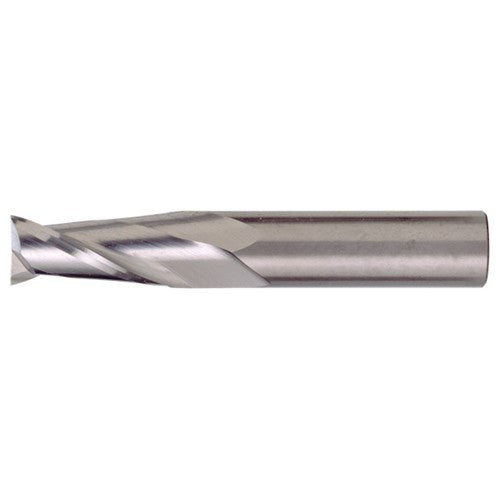 ‎7/16″ × 7/16″ × 1″ × 2-1/2″ RHS / RHC Solid Carbide 2-Flute Square End Single End General Purpose End Mill - TiAlN