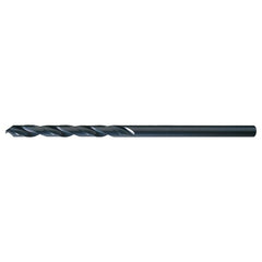 #17 RHS / RHC HSS 135 Degree Split Point NAS-Type Aircraft Extension Drill - Steam Oxide - Exact Industrial Supply