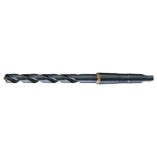 1 RHS / RHC HSS 118 Degree Radial Point General Purpose Taper Shank Drill - Steam Oxide - Exact Industrial Supply