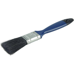 1″ Varnish Brush, Black China Bristle Fill, 2″ Trim Length, Blue Foam Handle - All Tool & Supply