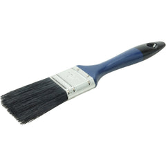 1-1/2″ Varnish Brush, Black China Bristle Fill, 2-1/4″ Trim Length, Blue Foam Handle - All Tool & Supply