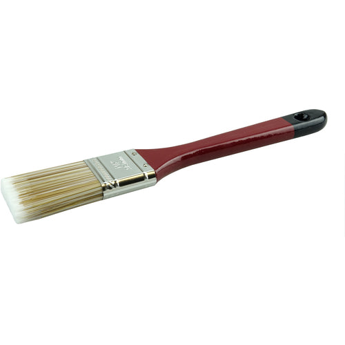 1-1/2″ Flat Sash Brush, Poly/Nylon Fill, 2-1/4″ Trim Length, Red Foam Handle - All Tool & Supply